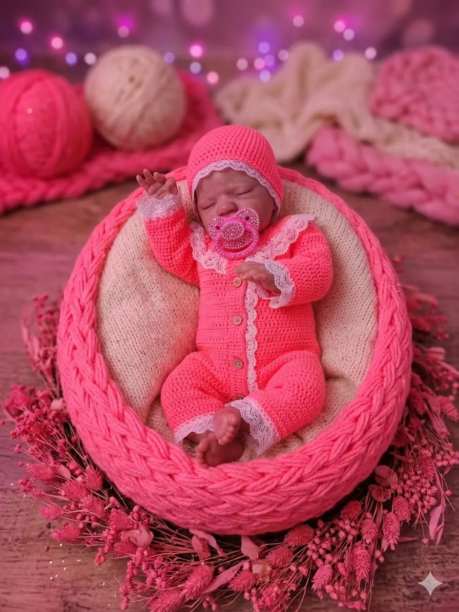 Ukázka úpravy fotografií reborn panenky 129